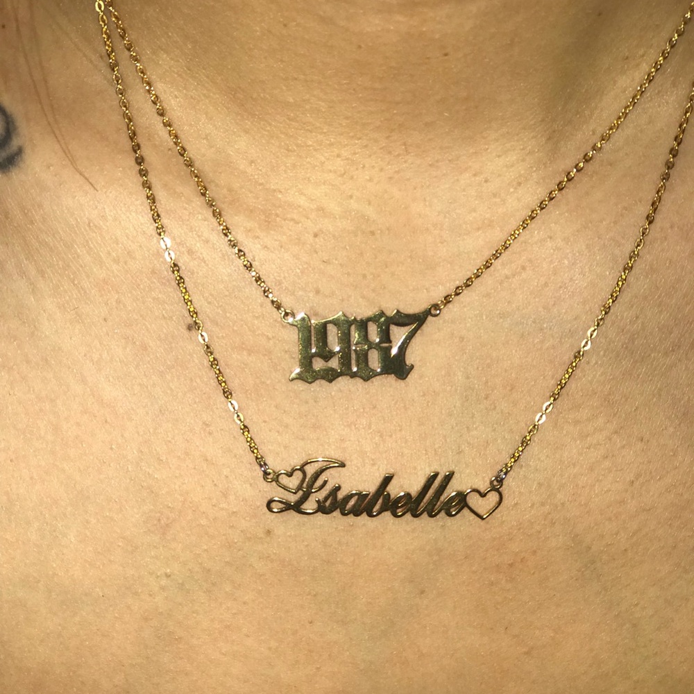 “1987” Birth year necklace - Picture 2 of 3